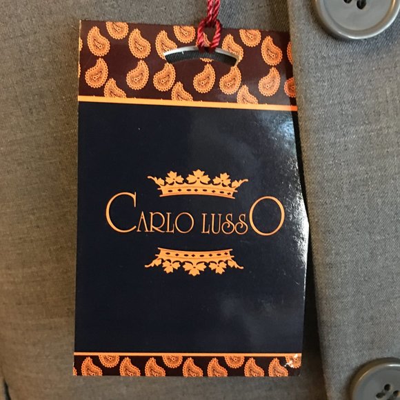 CARLO LUSSO 3-Button Vented "Aldo" Suit Jacket NWT - Picture 3 of 14